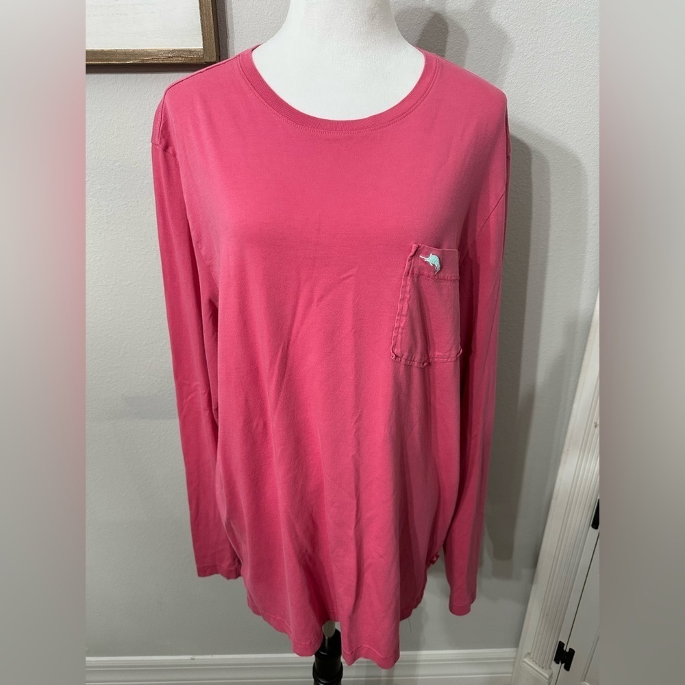 Tommy Bahama Pink Relaxed Long Sleeve T-Shirt